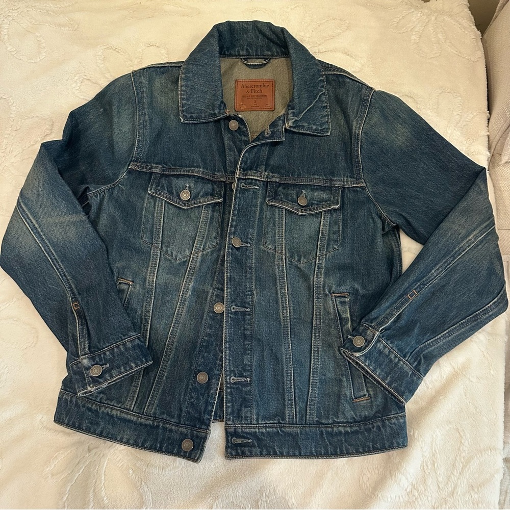 Abercrombie & Fitch Blue Denim Jacket